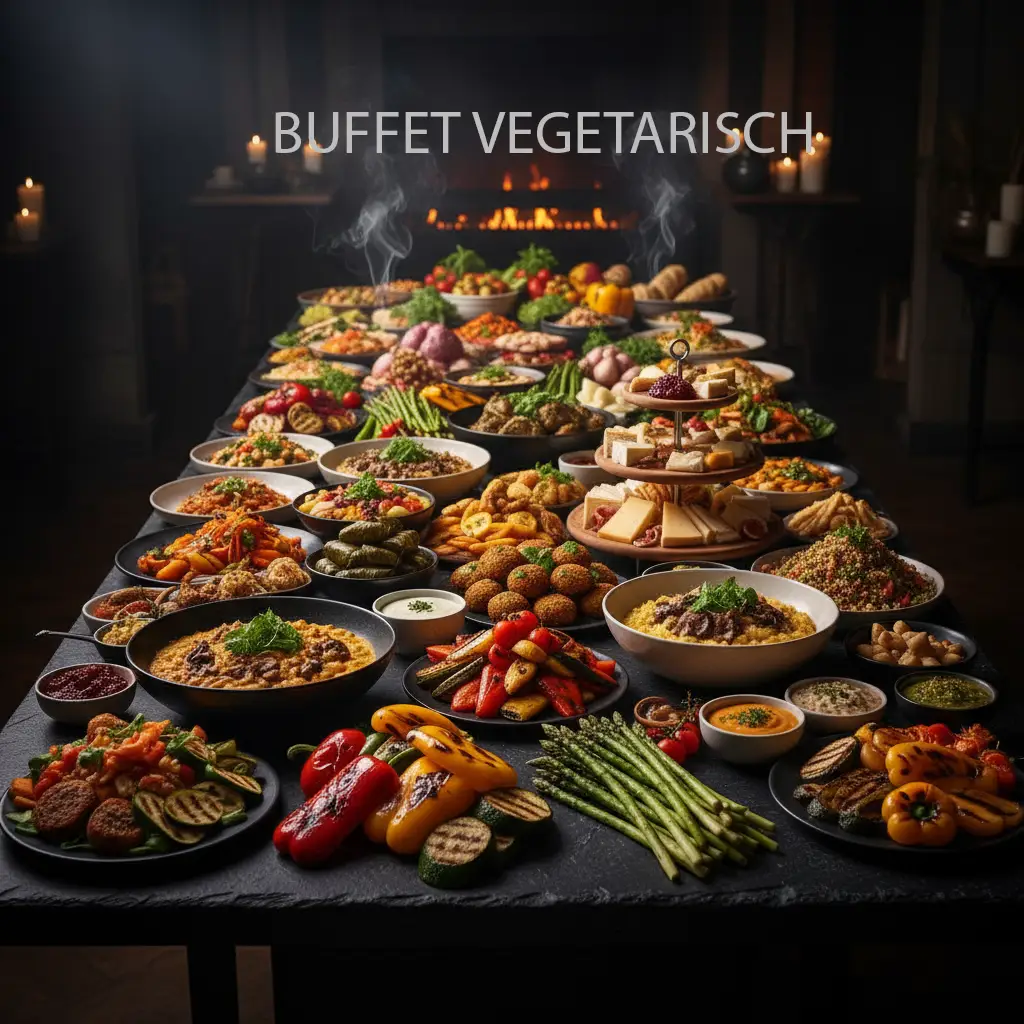 Vegetarisch buffet van Jeffs Catering